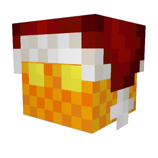 I_Ananas Minecraft avatar head, 3D render