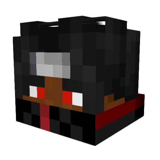 I_As7ral Minecraft avatar head, 3D render