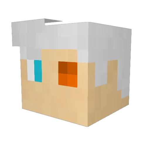 I_BreadGod_I Minecraft avatar head, 3D render