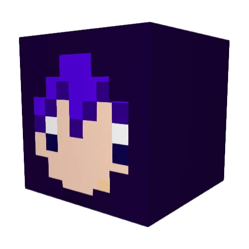 I_Cake Minecraft avatar head, 3D render