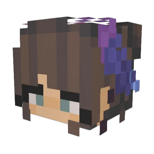 I_Died_Trying Minecraft avatar head, 3D render