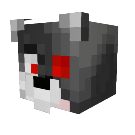 I_Doziii Minecraft avatar head, 3D render