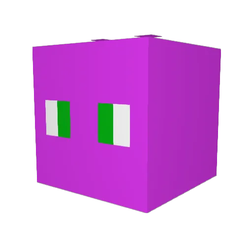 I_Eat_Bubbles Minecraft avatar head, 3D render