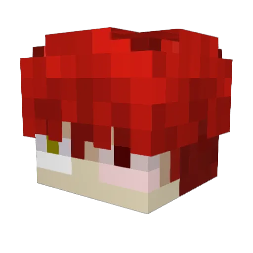 I_Flx Minecraft avatar head, 3D render
