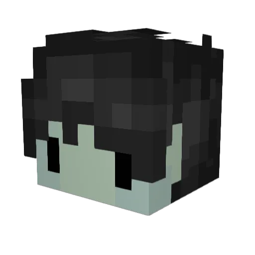 I_GO_PUNK Minecraft avatar head, 3D render