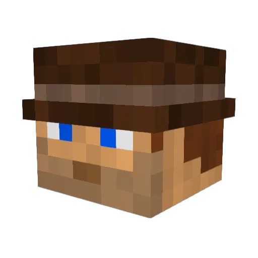 I_Hate_Waiting Minecraft avatar head, 3D render