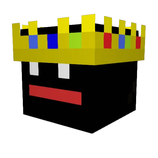 I_Kill Minecraft avatar head, 3D render