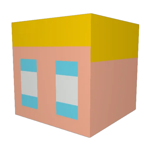 I_LOVE_TEEMO Minecraft avatar head, 3D render