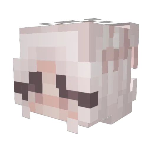 I_Lick_Cats__ Minecraft avatar head, 3D render