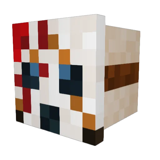 I_Like_TrainsXD Minecraft avatar head, 3D render