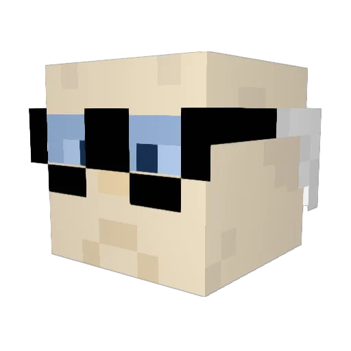 I_Love_Bewbies Minecraft avatar head, 3D render
