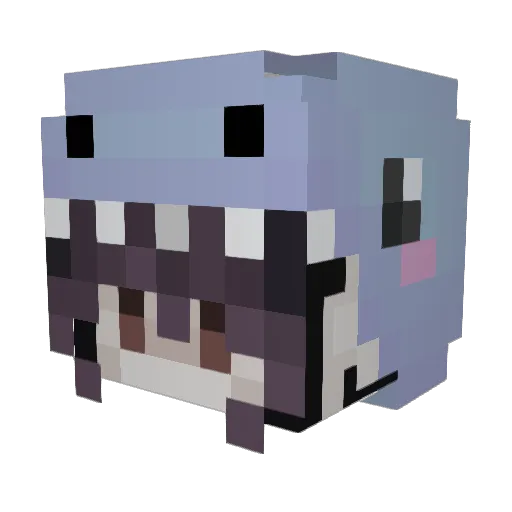 I_Lovecookiez Minecraft avatar head, 3D render