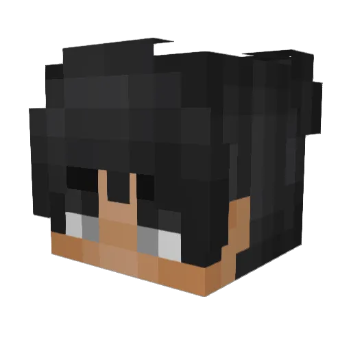 I_MGRM Minecraft avatar head, 3D render