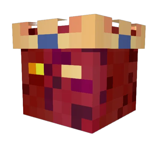 I_M_The_Wise Minecraft avatar head, 3D render