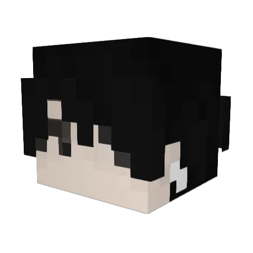 I_Miku_I Minecraft avatar head, 3D render