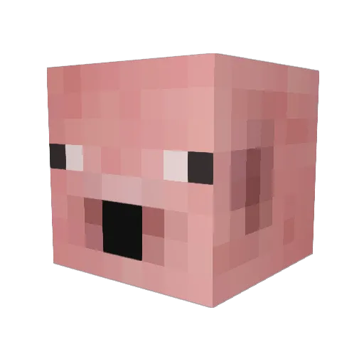 I_N_X_S Minecraft avatar head, 3D render