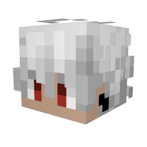 I_Nexy Minecraft avatar head, 3D render