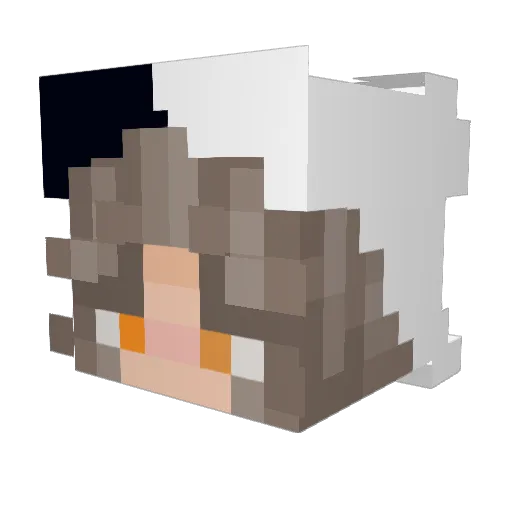 I_Orange_I Minecraft avatar head, 3D render