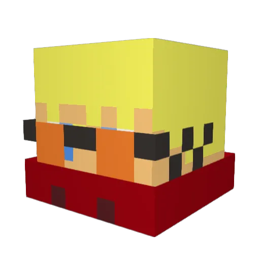 I_Phowned Minecraft avatar head, 3D render