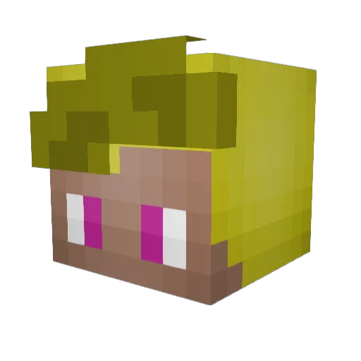 I_SemihYT Minecraft avatar head, 3D render
