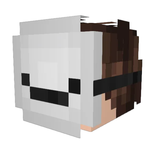 I_Tachi_ Minecraft avatar head, 3D render