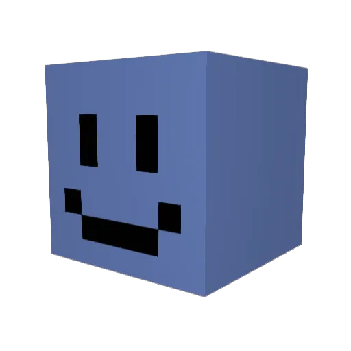 I_WantTo_Sleep Minecraft avatar head, 3D render