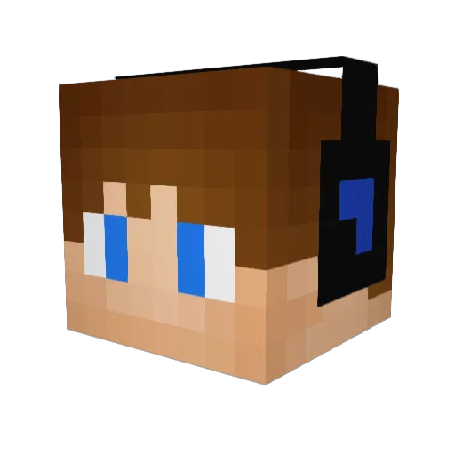 I_Want_Bacon_Man Minecraft avatar head, 3D render
