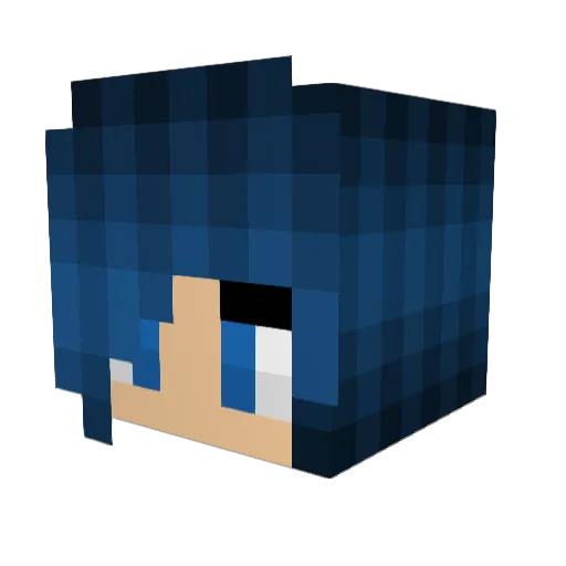 I_Wolff_I Minecraft avatar head, 3D render