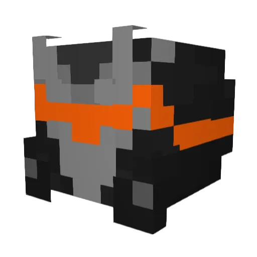 I_Zac Minecraft avatar head, 3D render