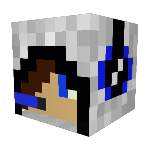 I__Grim__I Minecraft avatar head, 3D render