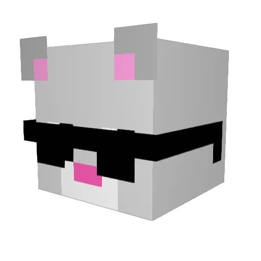 I__S2Y Minecraft avatar head, 3D render