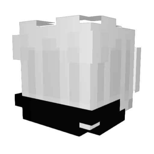 I______I_____I Minecraft avatar head, 3D render