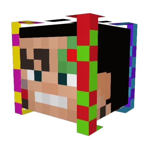 I__am_Gamer__93 Minecraft avatar head, 3D render