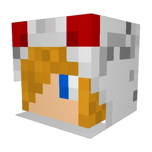 I_am_Darkness_3 Minecraft avatar head, 3D render