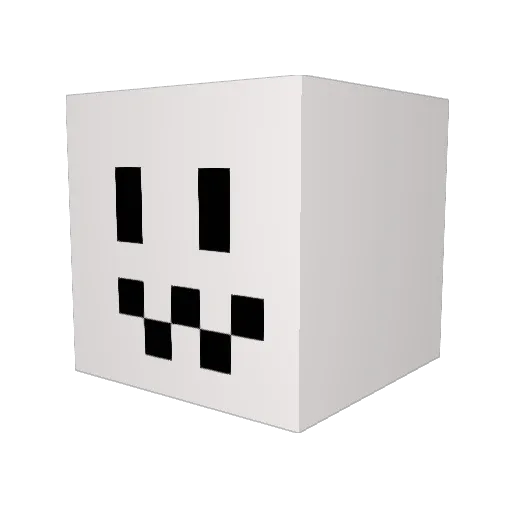 I_am_In_ Minecraft avatar head, 3D render