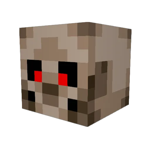 I_am_Merlin Minecraft avatar head, 3D render