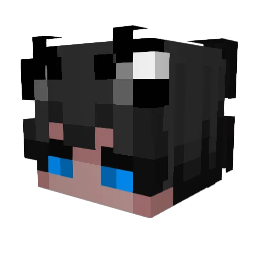 I_am_MoonMan Minecraft avatar head, 3D render