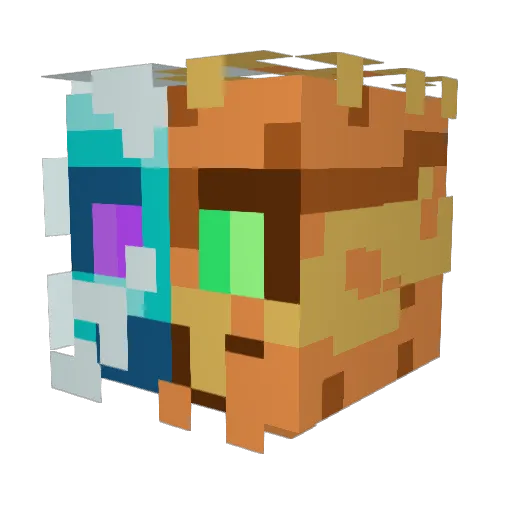 I_am_Sand1116 Minecraft avatar head, 3D render