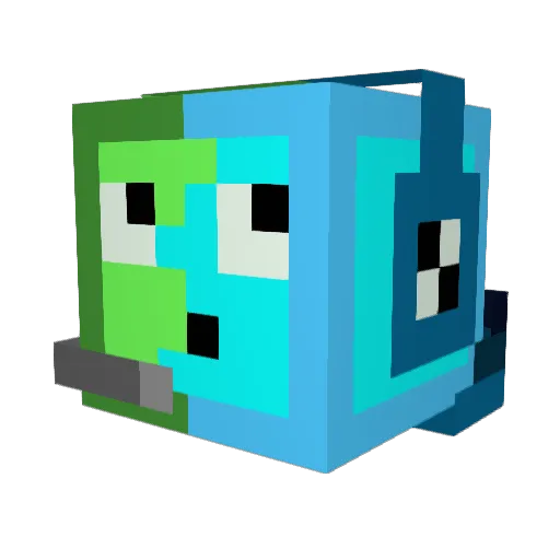 I_am_Soulless Minecraft avatar head, 3D render