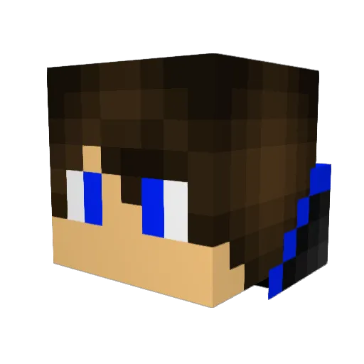 I_am_ethan_ Minecraft avatar head, 3D render
