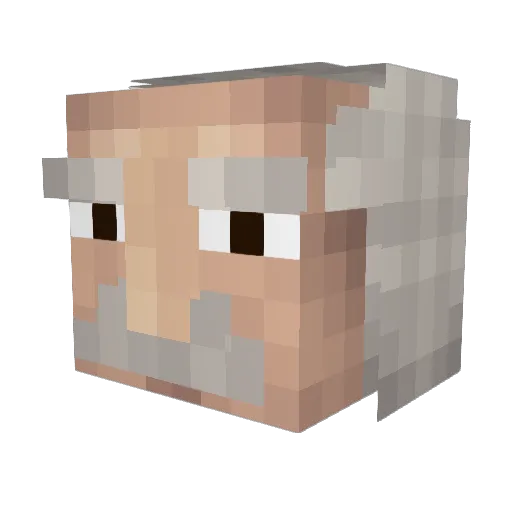 I_am_not_genius Minecraft avatar head, 3D render