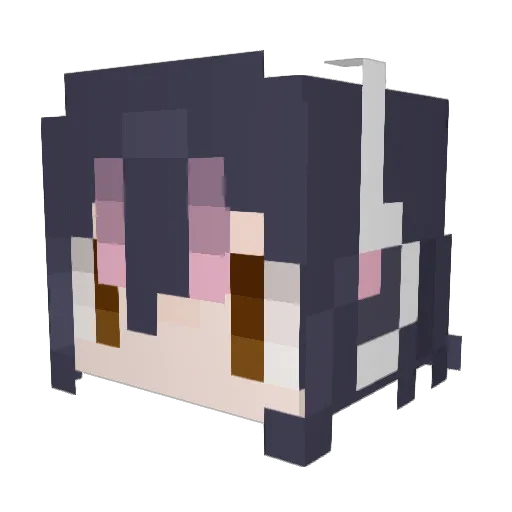 I_am_you_know Minecraft avatar head, 3D render
