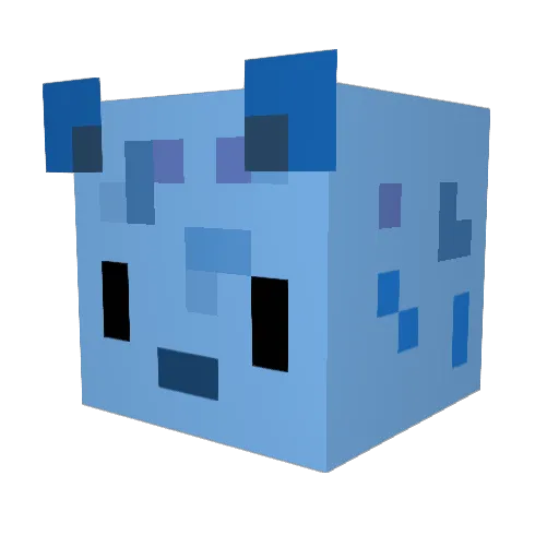 I_cant_hear_you_ Minecraft avatar head, 3D render