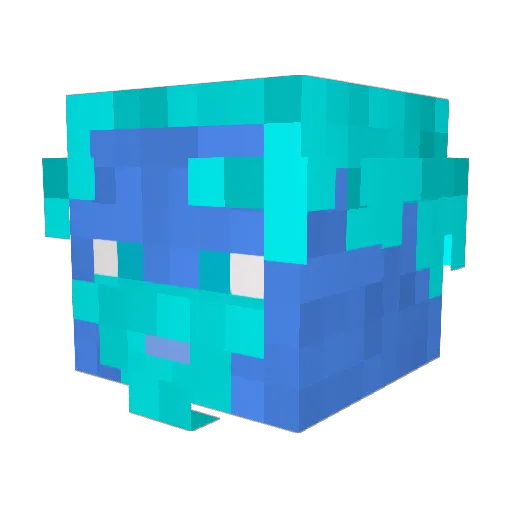 I_creativ_I Minecraft avatar head, 3D render