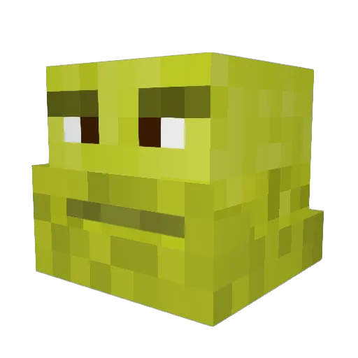 I_eat_pineapples Minecraft avatar head, 3D render