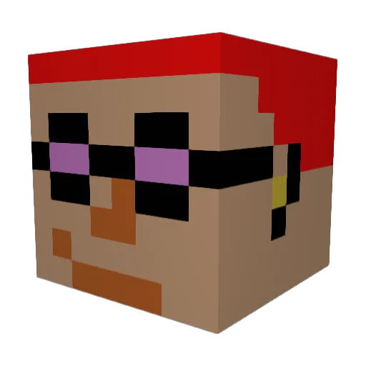 I_gor2007 Minecraft avatar head, 3D render