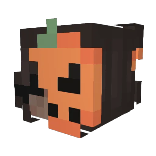 I_gtk Minecraft avatar head, 3D render