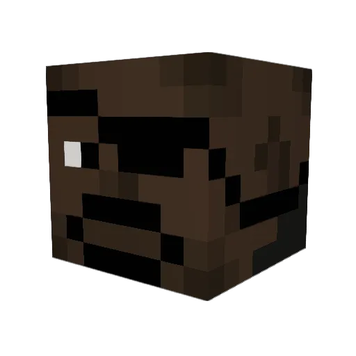 I_hate_spam Minecraft avatar head, 3D render
