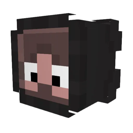 I_invited_lag Minecraft avatar head, 3D render