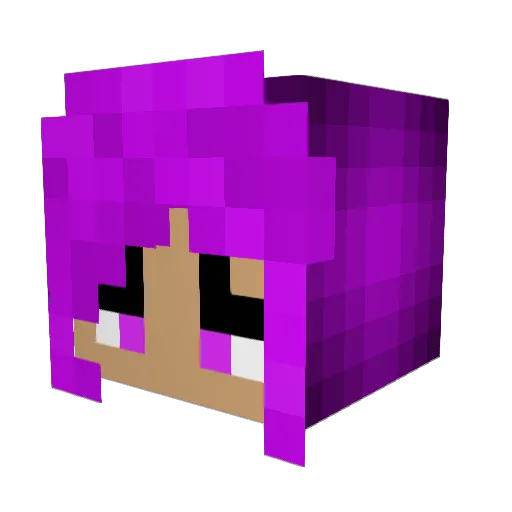 I_kyrie Minecraft avatar head, 3D render